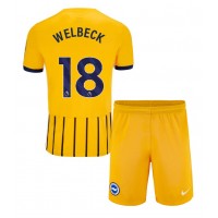 Brighton Danny Welbeck #18 Replica Away Minikit 2024-25 Short Sleeve (+ pants)